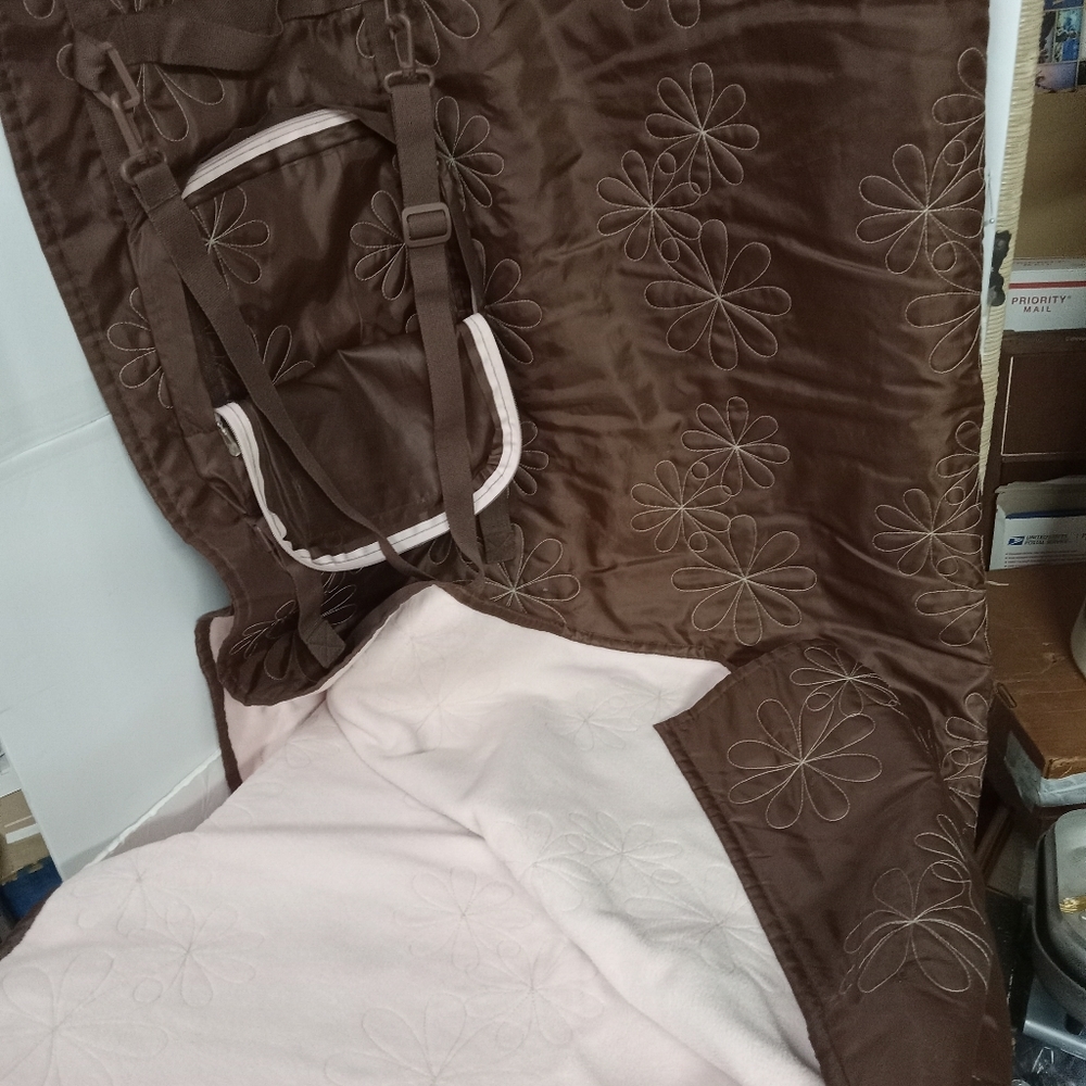 Travel Blanket , Polyester filled 48"x 64"